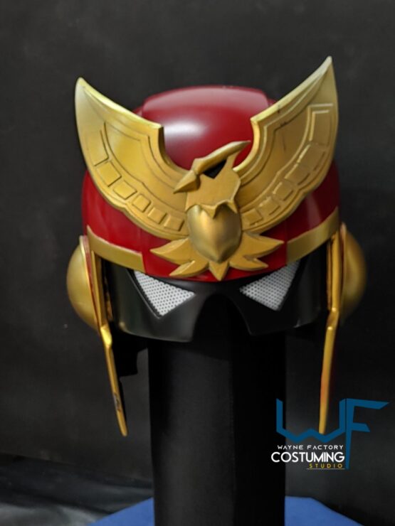 captain falcon helmet resin cast fast zero cosplay props shoulder pouldron and shin guards inspired